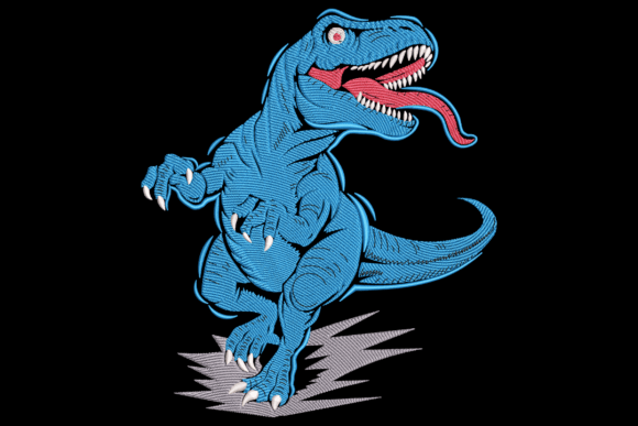 Blue T-Rex Dinosaur: A Boutique Sweatshirt Review