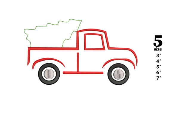 Christmas Tree with Car Embroidery Design Review