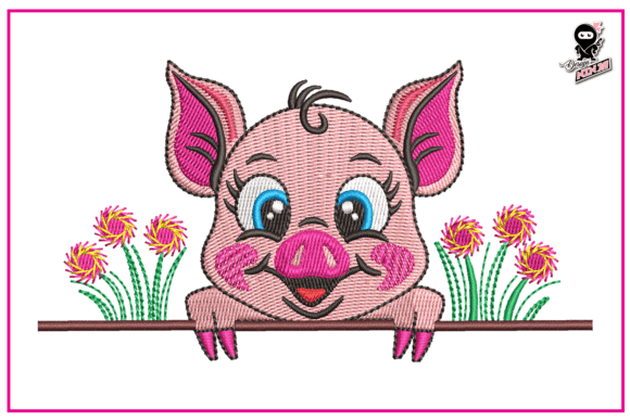Cute Peeking Pig: A Craft Fair Designer Review