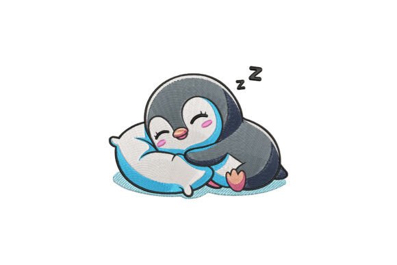 Cute Penguin Sleeping on a Pillow: A Designer’s Review