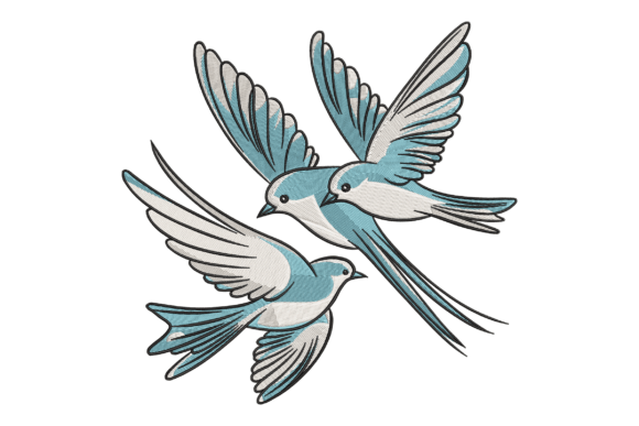 Flying Birds Embroidery Design Review