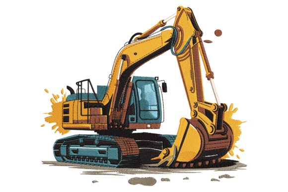 Powerful Excavator at Work: A Designer's Review