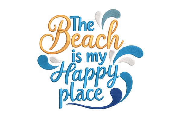Review: The Beach is My Happy Place Embroidery