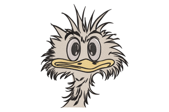 Reviewing the Quirky Ostrich Face Design